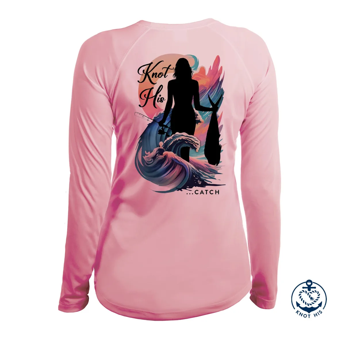 Knot His Catch Long Sleeve Shirt UV 50+